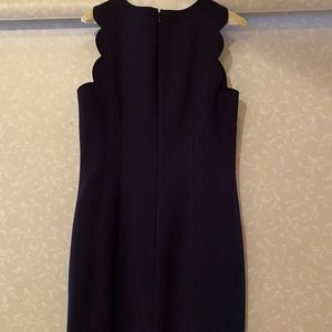 Scallop Edge Navy J. Crew dress